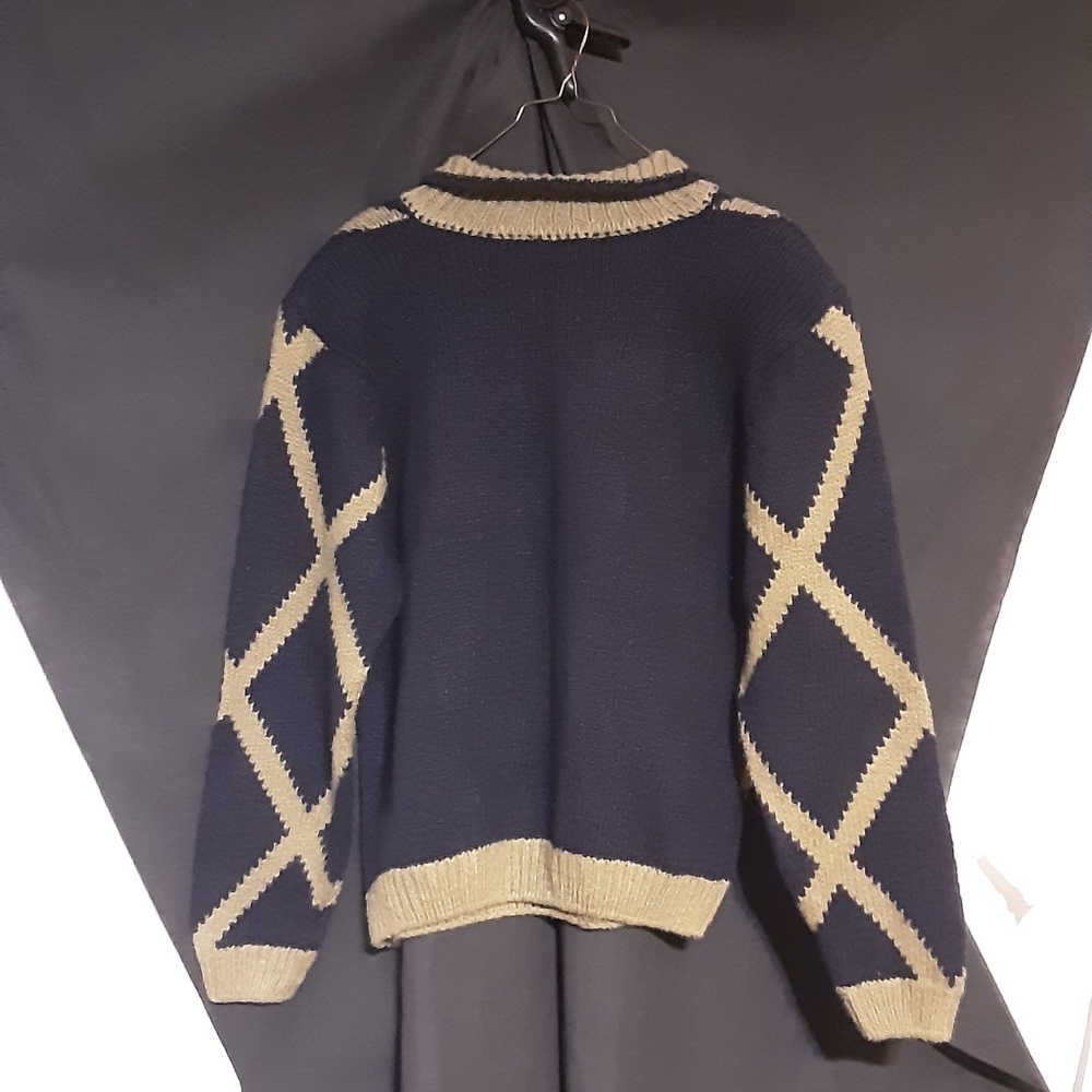 1990's Oversized Geometric Pullover - image 8
